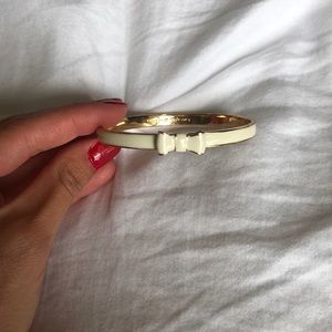 Kate Spade Gold & Cream Bangle Bracelet